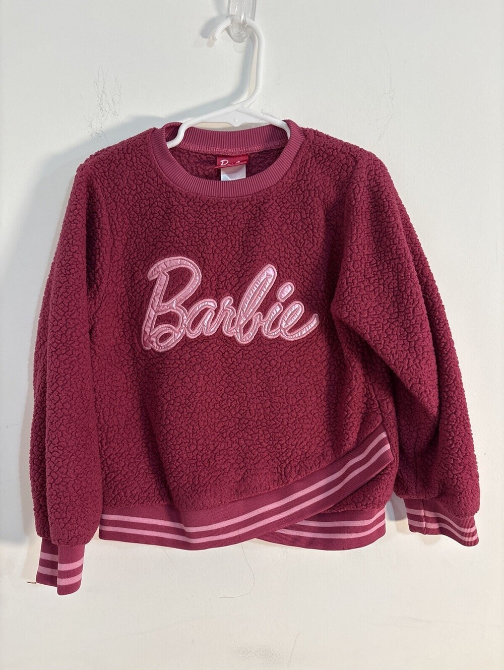 Barbie 5T Fleece Pink Sweatshirt Excellent